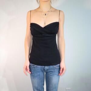 Women's Black Vests-tanks-cami